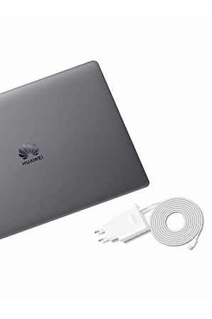 Matebook Ve Cep Telefonu Uyumlu Şarj Cihazı ( Usb - C Kablo 65w Adaptör ) Cp81 Kutusuz Set