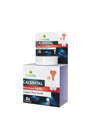 Calsivital Kedi Ve Köpekler İçin Destekleyici Lezzetli 60 Tablet