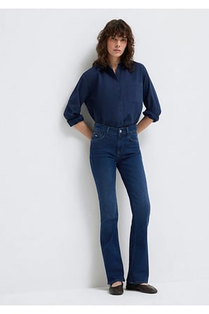 Molly Gold Klasik Koyu Jean Pantolon 1013684068
