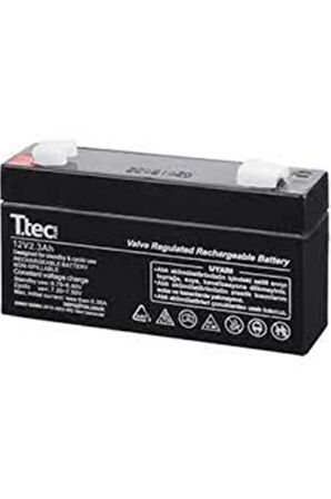 Ttec 12V 2.3AH Bakımsız Kuru Akü Yatay