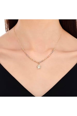 Altın Yıldız Kolye - 14K