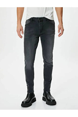 4wam40394nd Mıchael Erkek Jean Pantolon Siyah