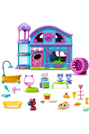 LPS Minişler Littlest Pet Shop Miniş Evi Oyun Seti - 2 Figürlü ve 20 Aksesuarlı