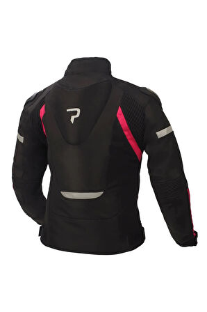 Colombia Ladies Siyah-Pembe Kışlık Tekstil Mont