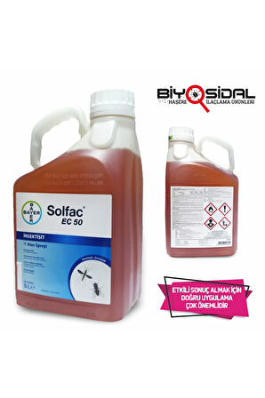 Solfac Ec 50 5 Litre Etkili Sinek ve Sivrisinek Öldürücü