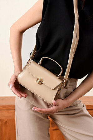 Lüks Tasarımlı Çapraz Askılı El ve Omuz Çantası