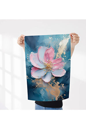 Çerçevesiz Poster Çiçek Modeli