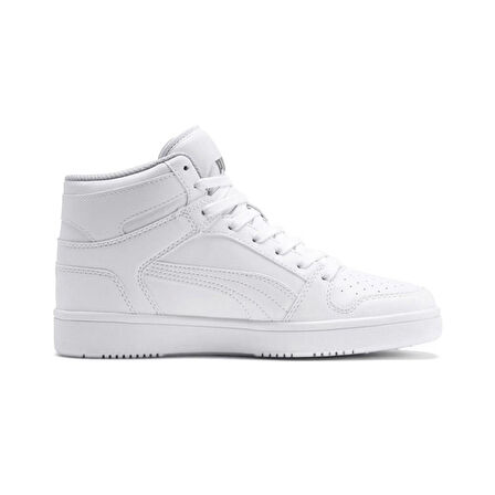 Puma Rebound Layup Lo Sl Jr  Spor Ayakkabı Beyaz Gri