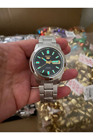 SEİKO   5 Japan Snkk17j1 39 Mm Gri Otomatik Çelik Erkek Kol Saati