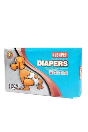 Hushpet Minik Irklar için Köpek Bezi S 4-7 kg 12'li