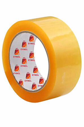 1 Adet 100 Metre Hotmelt Koli Bandı (1. KALİTE) Şeffaf Renkli, Güçlü Yapışkan, Kağıda Yapışır Şeffaf