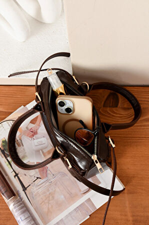 Lüks Dört Mevsim El Ve Omuz Çantası