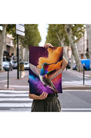 Çerçevesiz Poster Sinek Kuşu "rio"