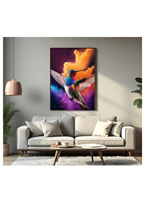 Çerçevesiz Poster Sinek Kuşu "rio"