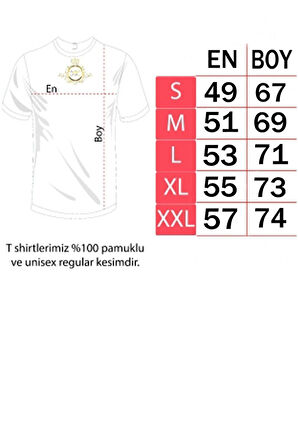 Unisex Siyah Baskılı T-Shirt