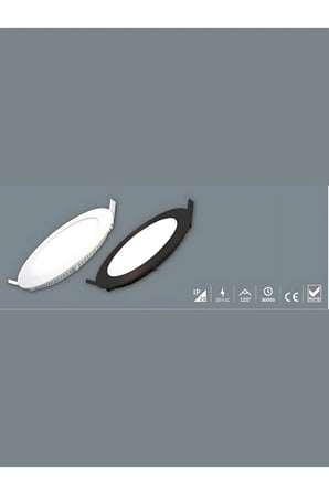 İnoled YUVARLAK BEYAZ KASA LED PANEL 18WATT - NIVA 2718-02 GÜN IŞIĞI