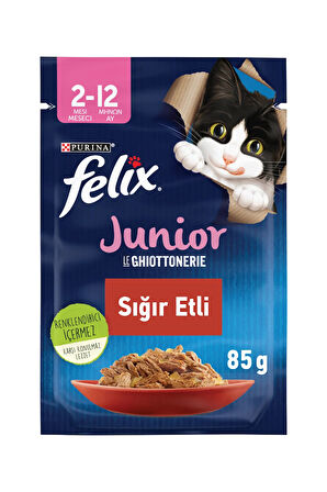 Felix Yavru Sığıretli Yaş Kedi Maması 26 Adet X 85 Gr.