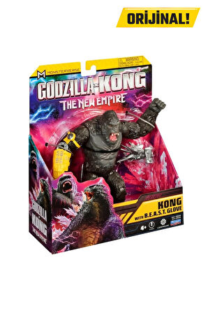 ve Kong Aksiyon Figür Kong With B.e.a.s.t. Glove 15 Cm