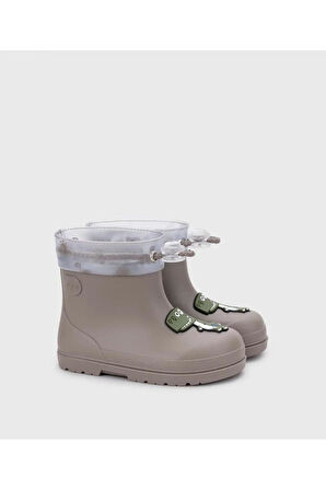 İGOR W10323 MENDI DINO 183-TAUPE ÇOCUK YAĞMUR ÇİZMESİ