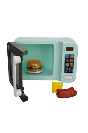 Sesli Ve Işıklı Mikrodalga Fırın Oyuncak Mutfak Seti Little Chef