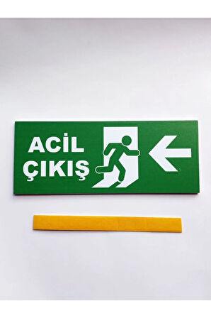 Acil Çıkış Tabelası Sol Ok