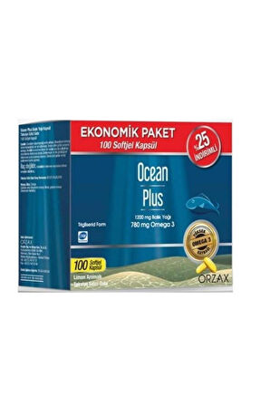 Ocean Plus 1200 mg 50+50 Softjel - 1 Alana 1 Bedava