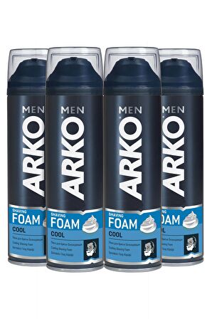 Arko Men Cool Tıraş Köpüğü 200 ml 4 Adet