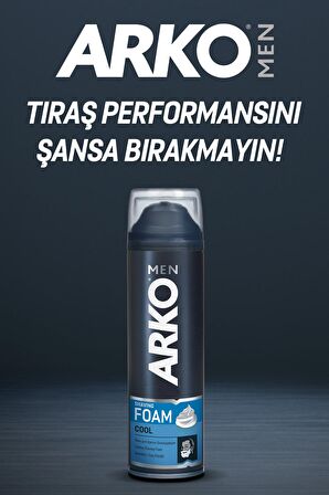 Arko Men Cool Tıraş Köpüğü 200 ml 4 Adet