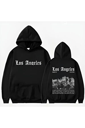 Bella No Lunavisita Erkek Kapüşonlu Fermuarlı Oversize Mevsimlik Unisex Sweatshirt