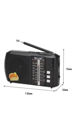 ICF8BT Bluetooth’lu Şarjlı Cep Radyosu | FM AM SW | USB TF Kart | Acil Durum & Deprem Radyosu