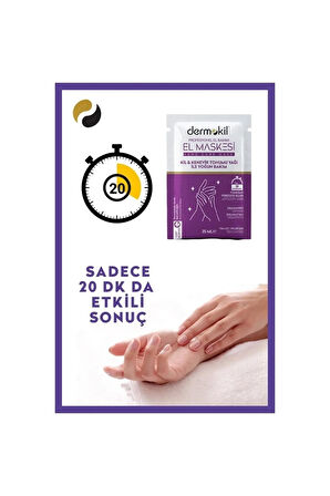 Kil ve Kenevir Yağlı Peeling Etkili El Maskesi 35 ml Dermokil