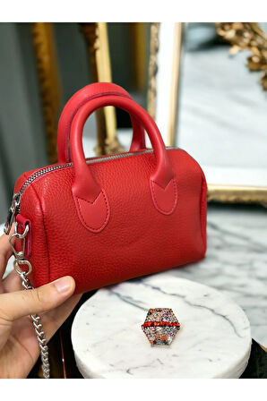 Mini şık özel yapım zincir askılı dilek çanta