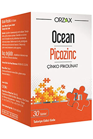 Picozinc Çinko 30 Tablet