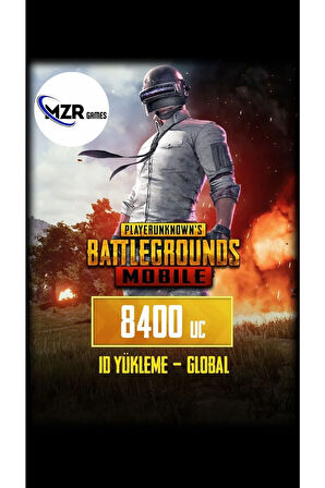 Pubg 8100 Uc Global Id Yükleme(yurtdışı Ve Tr )