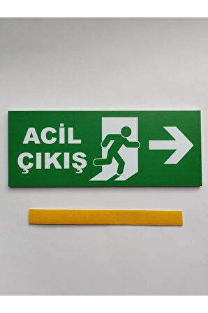 Acil Çıkış Tabelası Sağ Ok
