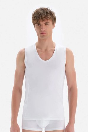 Erkek %100 Cotton V Yaka Kolsuz 2'li Atlet