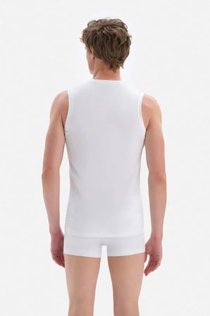 Erkek %100 Cotton V Yaka Kolsuz 2'li Atlet