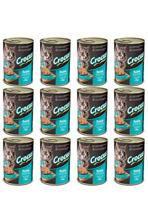 Sos İçinde Ton Balıklı Yetişkin Kedi Konservesi 400gr - 12 Adet