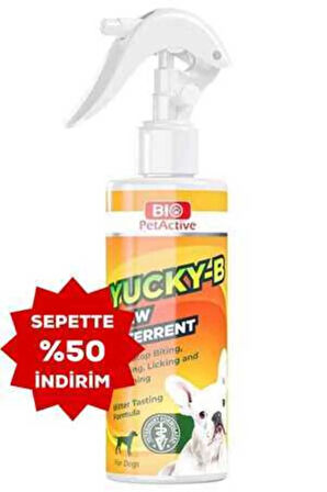Yucky-B Chew Deterrent Köpek Uzaklaştırıcı ve Çiğneme Önleyici Sprey 250ml