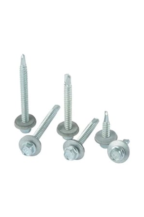 5,5x120mm-çatı Vidası-matkap Uçlu-trapez Sac Vidası-akıllı Vida (PK./AD.: 100ADET)