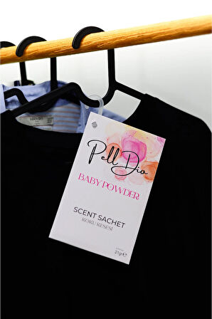 3'lü Bebek Pudrası - Beyaz Sabun - Lavanta Dolap Kokusu, Ayakkabılık Ve Çekmece Kokusu Kesesi-1