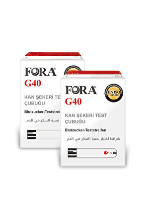 G40 Diabet Şeker Cihazı Stribi 2 Kutu 50*2
