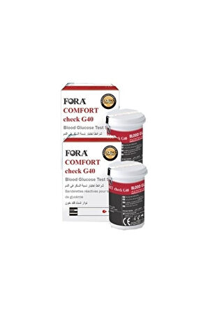 G40 Diabet Şeker Cihazı Stribi 2 Kutu 50*2
