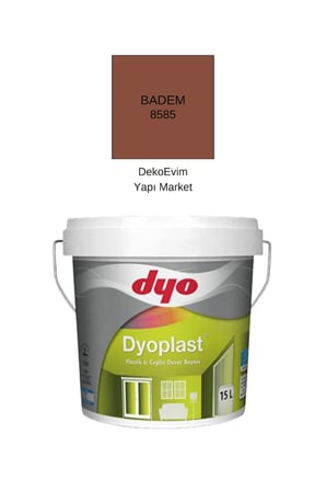 Dyoplast Plastik İç Cephe Duvar B. Badem 15 Lt.