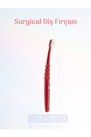 Surgical Diş Fırçası Sensitive daha yoğun ve daha nazik temizler. CUREN kıllarından yapılmıştır