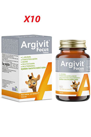 Argivit Focus 30 Tablet 10 Adet