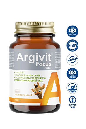 Argivit Focus 30 Tablet 10 Adet