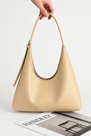 Lüks Hobo Deri Omuz Çantası