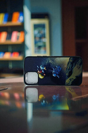iPhone 11 PRO Uyumlu Uzay Astronot Temalı Tasarım Kılıf