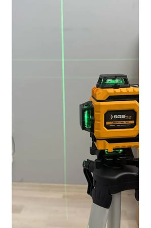 Lazer Distomat Uzaktan Kumandalı 3 Seviyeli Otomatik Tesviyeli Ayarlanabilir Braketli Lazer Distomat